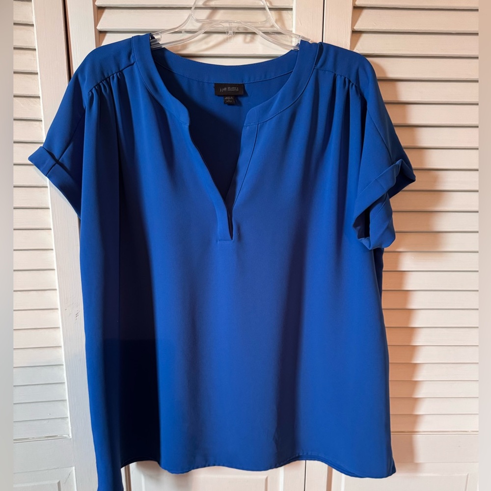 J. Jill Women's Vibrant Blue Blouse